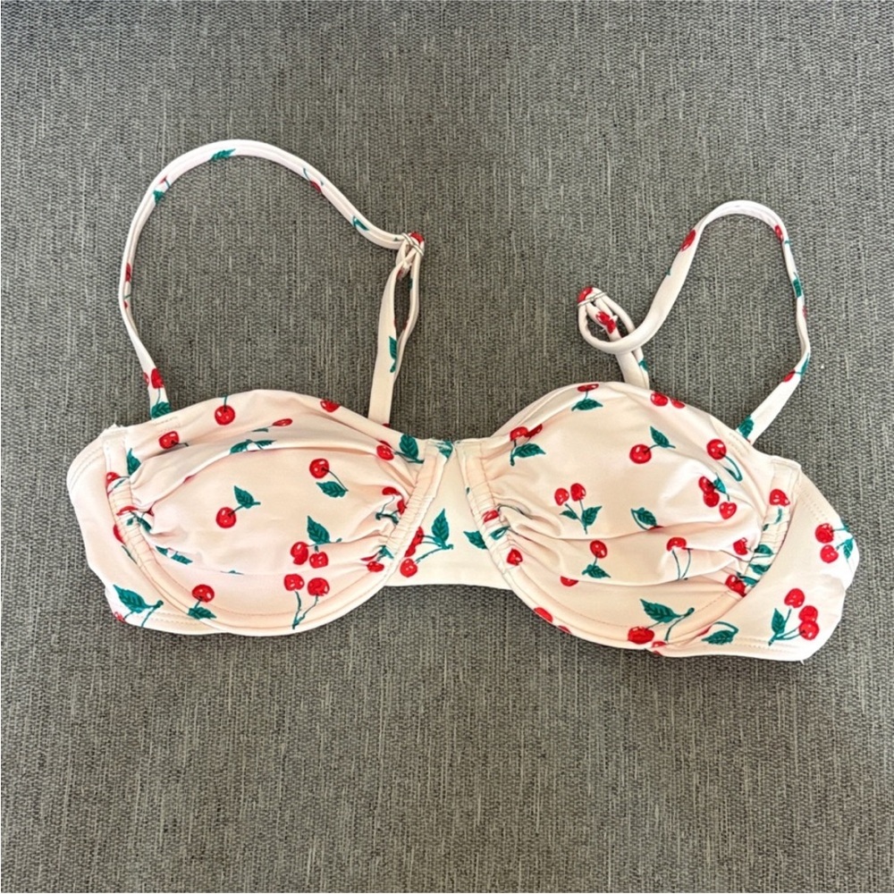 Wild Fable Pink Cherry Balconette Bikini Top